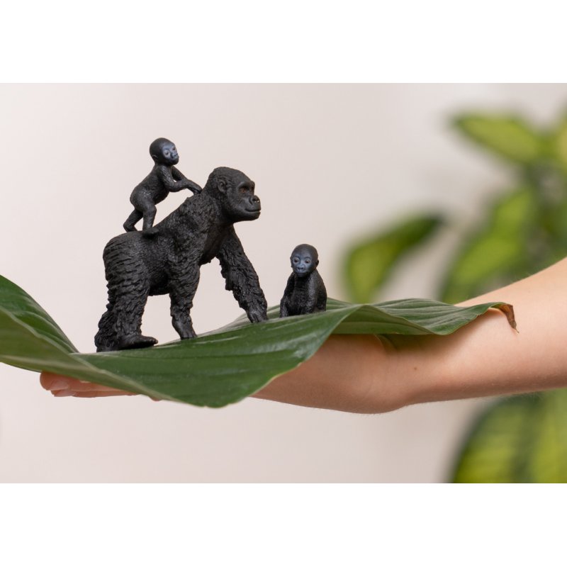 Schleich WL Flachland Gorilla Familie  42601
