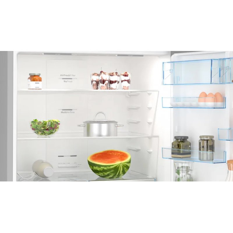 Bosch Serie 4 KGN86VIEA réfrigérateur-congélateur Pose libre 631 L E Acier inoxydable