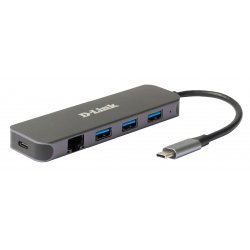 5-in-1 USB-C Hub with Gigabit Ethernet