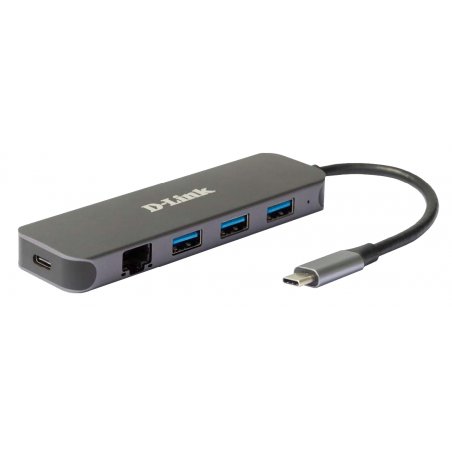 5-in-1 USB-C Hub with Gigabit Ethernet