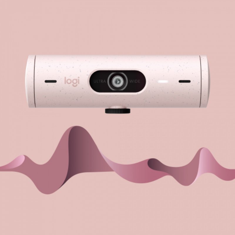 LOGITECH BRIO 500 WEBCAM ROSE - EMEA28