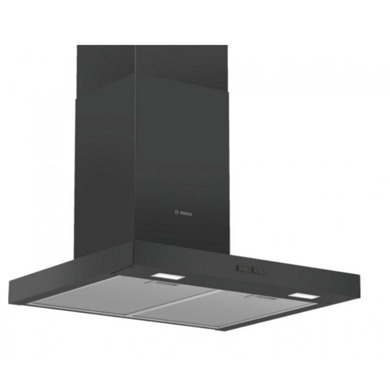 Bosch Serie 2 DWB66BC60 cooker hood Wall-mounted Black 621 m³/h B