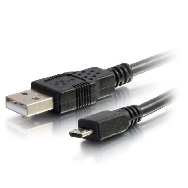 C2G 2 m Câble USB 2.0 A vers Micro-B mâle vers mâle - Noir