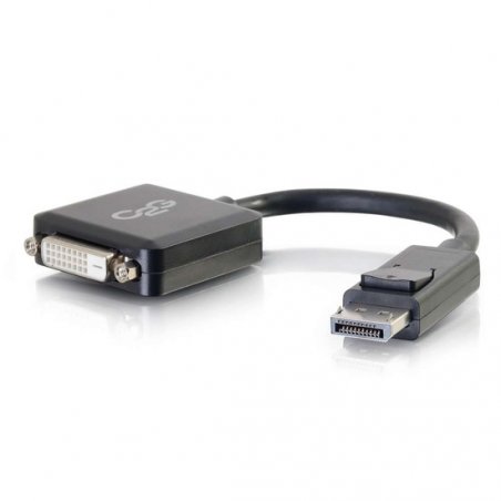 20cm DisplayPort M to DVI F BLK