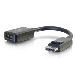 20cm DisplayPort M to HDMI F BLK
