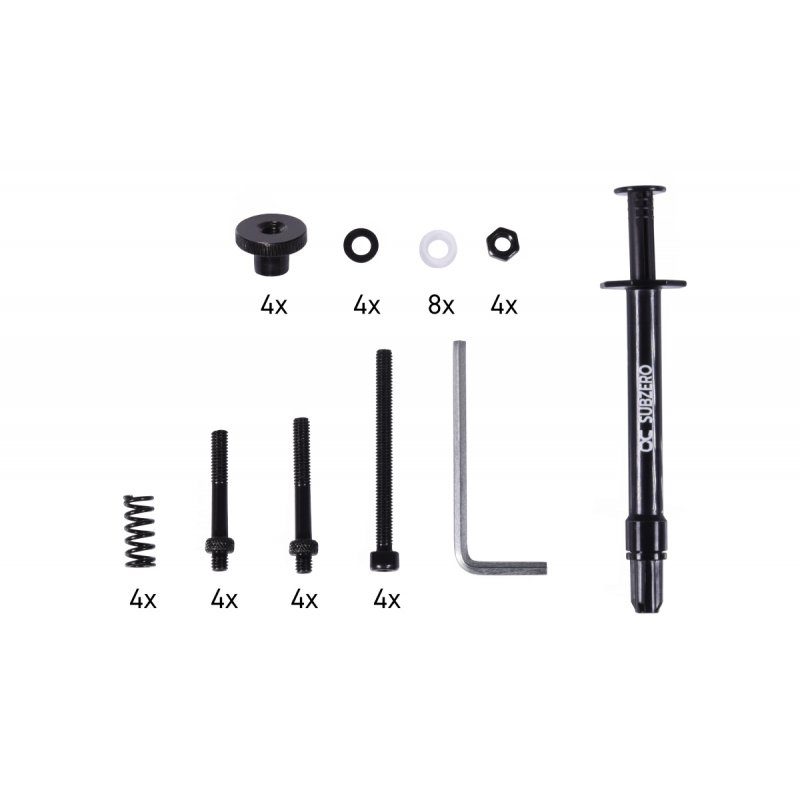 Alphacool 13059 système de refroidissement d’ordinateur Processeur Refroidisseur d'air Noir