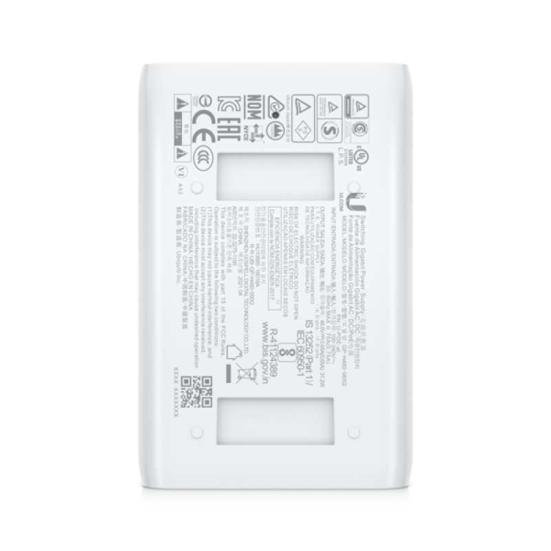 Ubiquiti U-POE-AT adaptateur et injecteur PoE Gigabit Ethernet