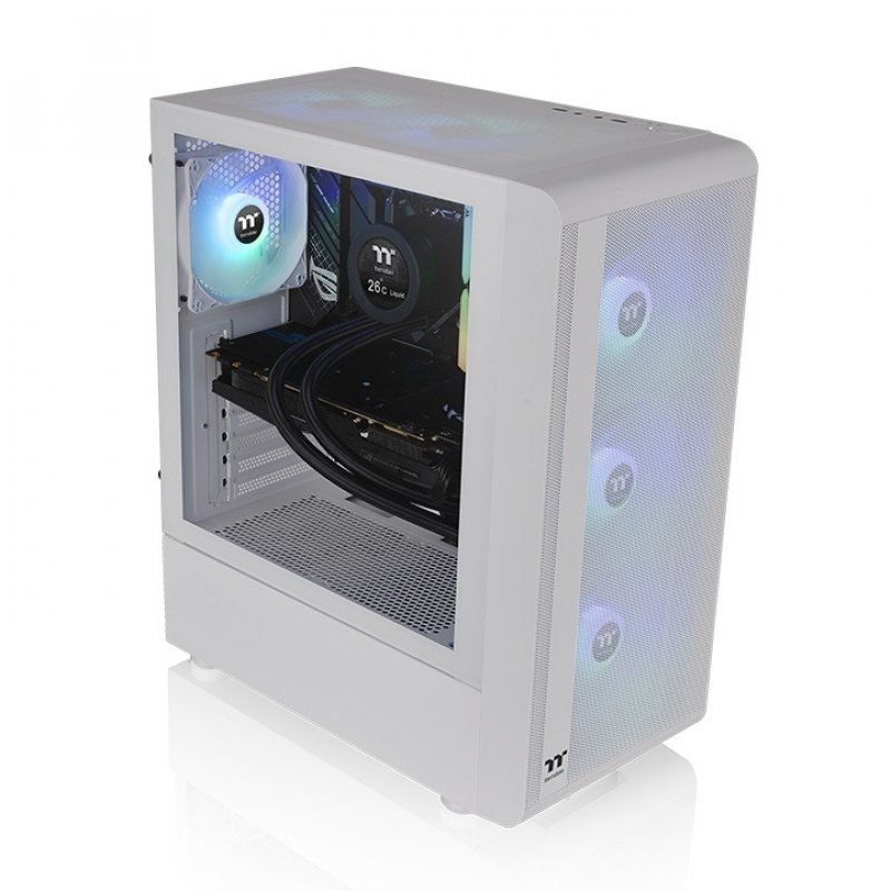 Thermaltake S200 TG ARGB Midi Tower White
