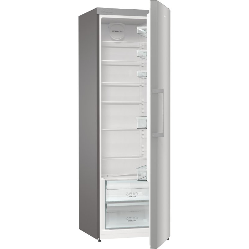 Gorenje R619EES5 réfrigérateur Pose libre 398 L E Gris, Métallique