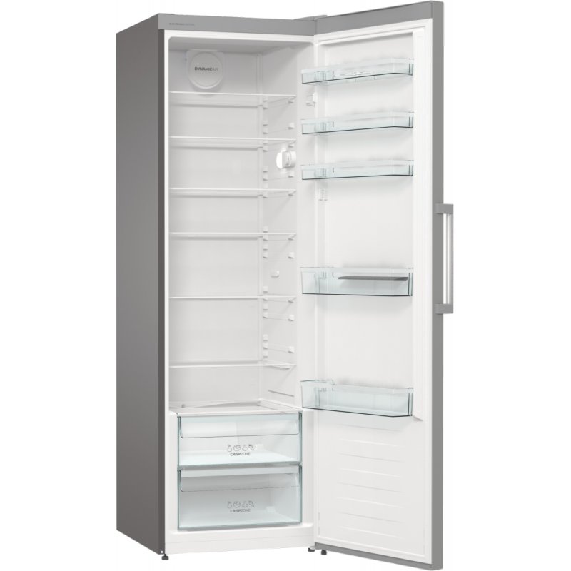Gorenje R619EES5 réfrigérateur Pose libre 398 L E Gris, Métallique