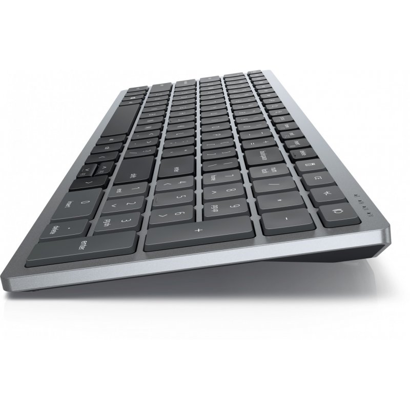 DELL KB740 keyboard RF Wireless + Bluetooth QWERTZ German Grey, Black