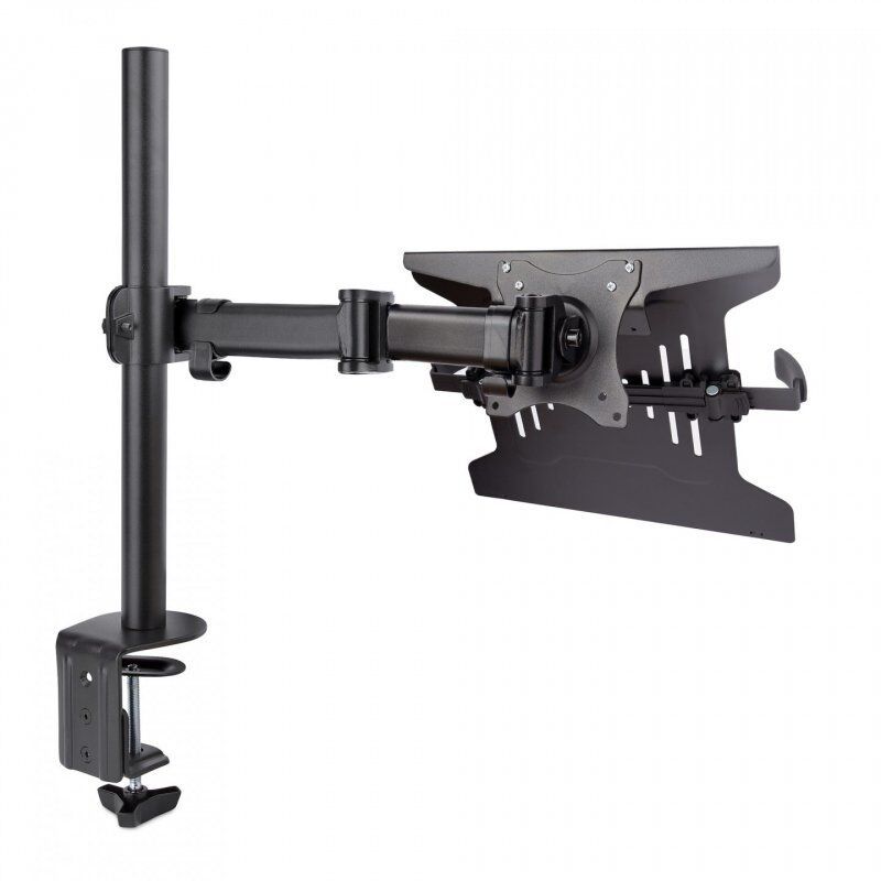 StarTech.com Laptop Desk Mount - Monitor and Laptop Mount - Displays up to 34in (8kg/17.6lb) & Laptops (4.5kg/9.9lb) - A
