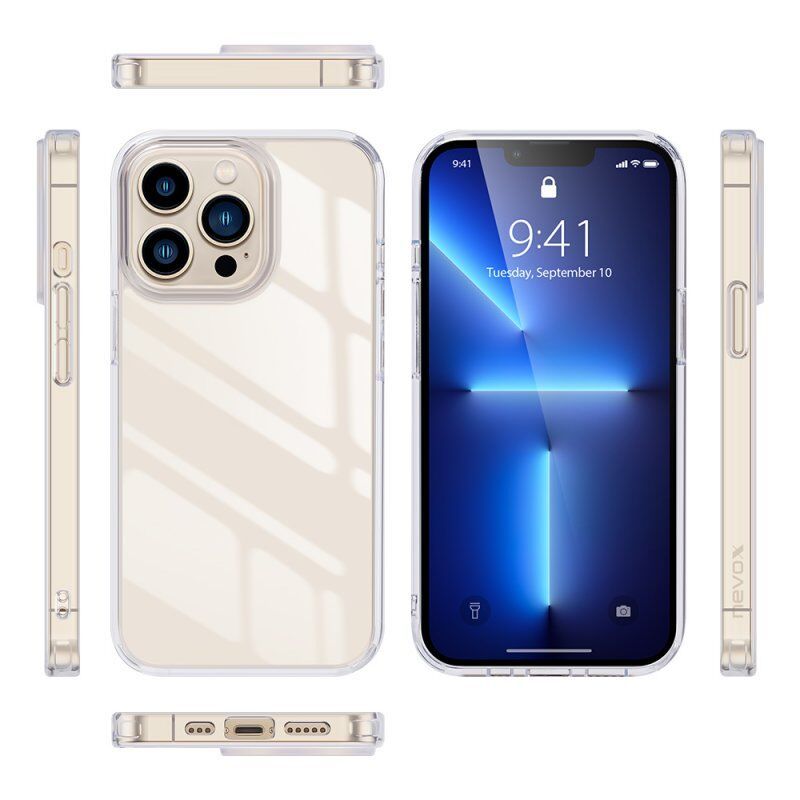 nevox StyleShell SHOCKFLEX mobile phone case 15.5 cm (6.1") Cover Transparent