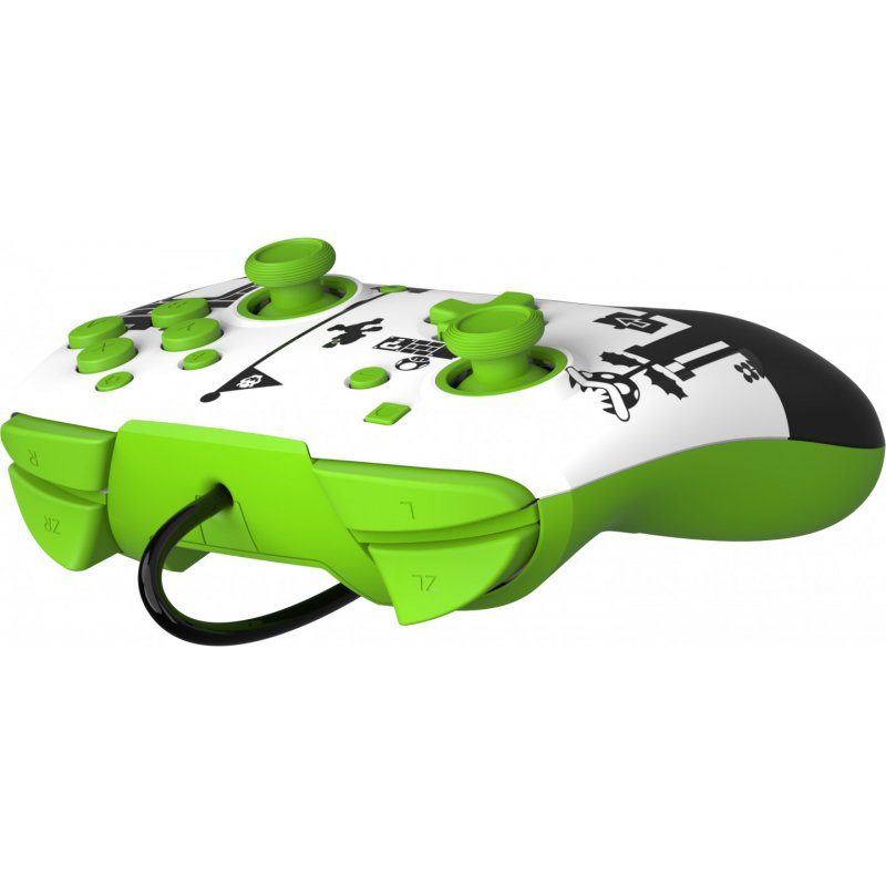 PDP Super Mario Retro REMATCH Black, Green, White USB Gamepad Nintendo Switch, Nintendo Switch OLED