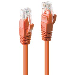 LINDY Cat.6 UTP Cable Orange 0.3m