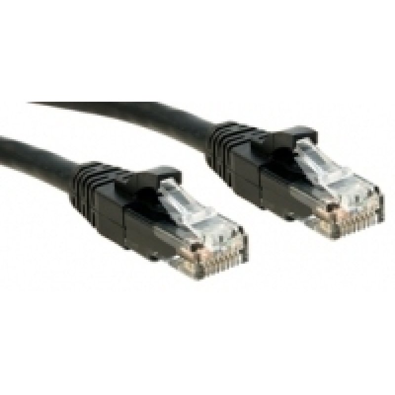 LINDY UTP Cat.6 Cable Black 1m