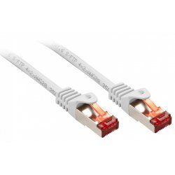 Lindy Cat.6 S/FTP 1m networking cable White Cat6 S/FTP (S-STP)