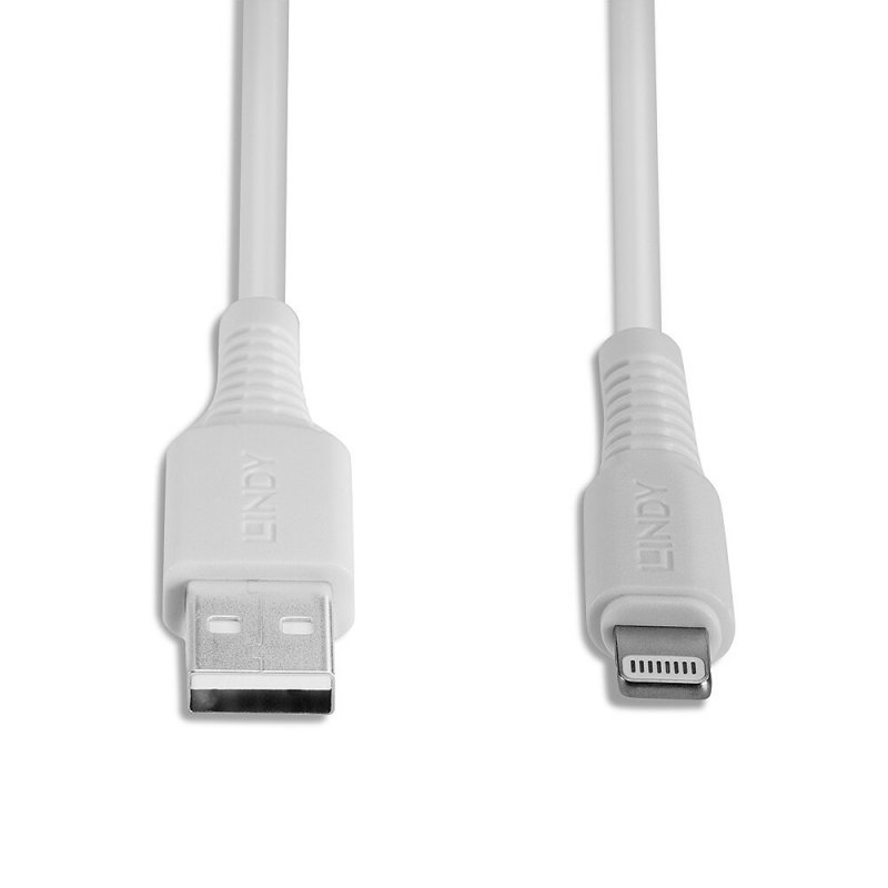 LINDY USB to Lightning Cable White 1m