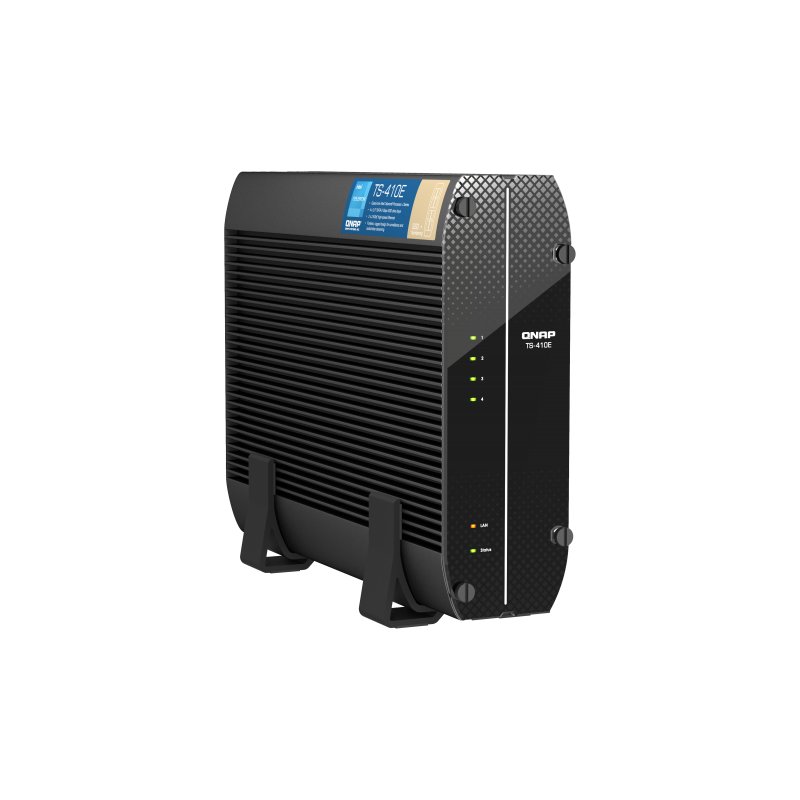 QNAP TS-410E NAS Tower Ethernet LAN Black J6412