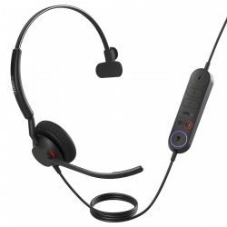 Jabra Engage 40 Casque Avec fil Arceau Bureau/Centre d'appels USB Type-C Noir