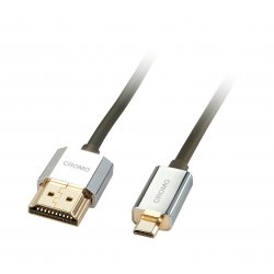 Lindy CROMO Slim HDMI High Speed A/D Cable, 1m
