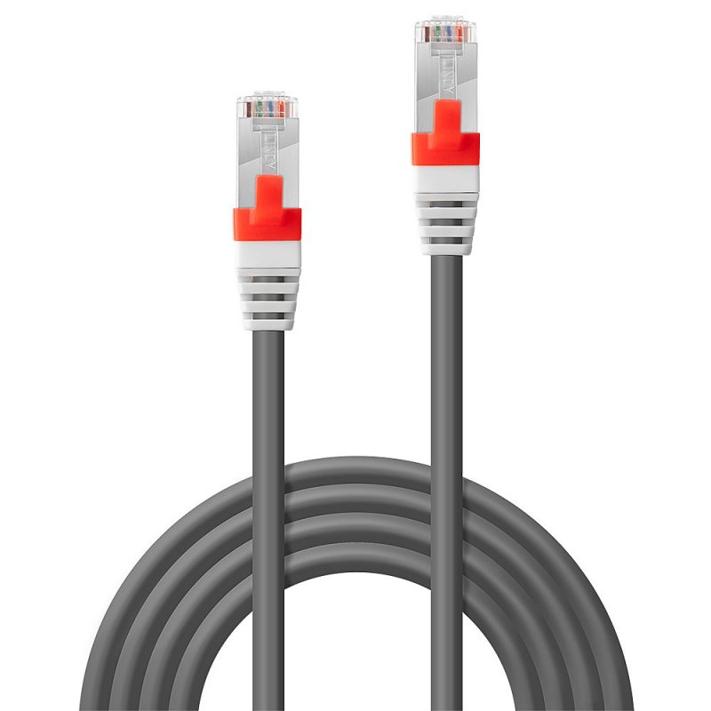 Lindy 2m Cat.6A S/FTP LSZH Cable, Grey