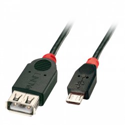 LINDY USB 2.0 Cable Type Micro-B/A 0.5m