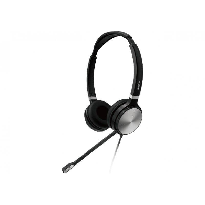 Yealink UH36 Dual Casque Avec fil Arceau Bureau/Centre d'appels USB Type-A Noir, Argent