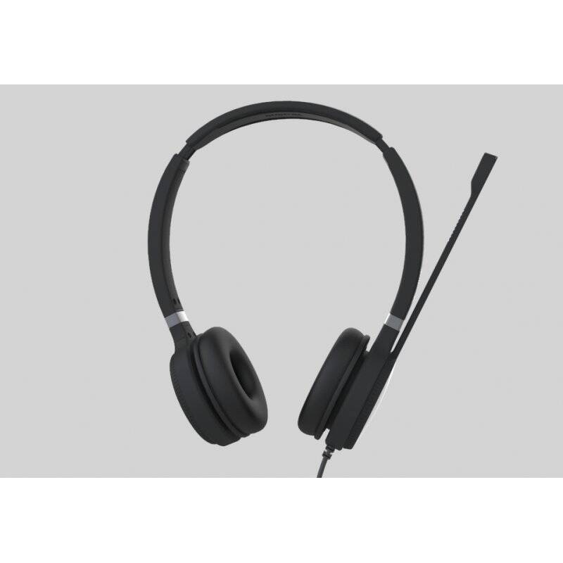 Yealink UH36 Dual Headset Wired Head-band Office/Call center USB Type-A Black, Silver