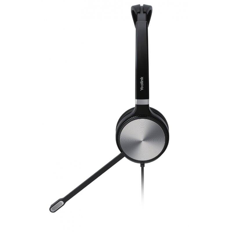 Yealink UH36 Dual Casque Avec fil Arceau Bureau/Centre d'appels USB Type-A Noir, Argent