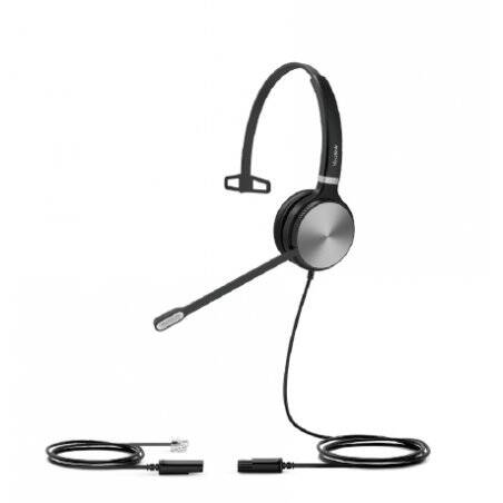 Yealink YHS36 Headset Wired Head-band Office/Call center Black, Silver