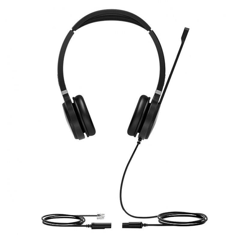 Yealink YHS36 Dual Headset kabelgebunden QD zu RJ14