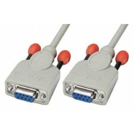 Lindy 3m Null modem cable networking cable White