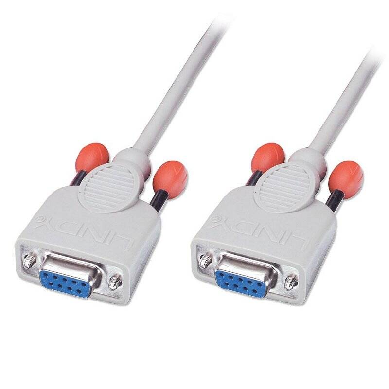 LINDY RS232 Cable 9 Pin Null Modem 2m