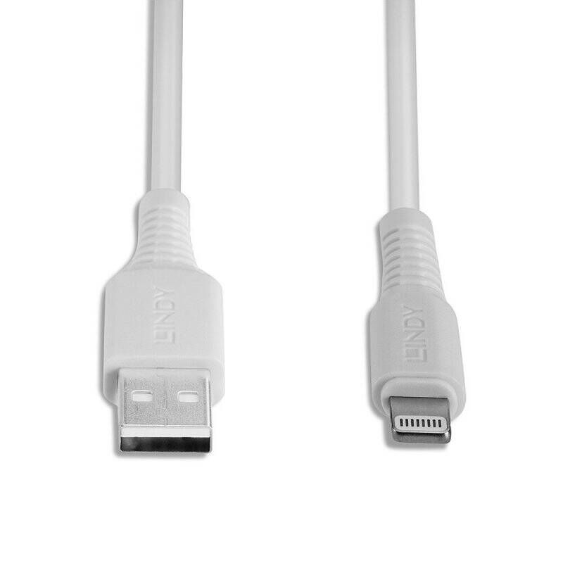 Lindy 31325 câble USB 0,5 m USB 2.0 USB A Blanc