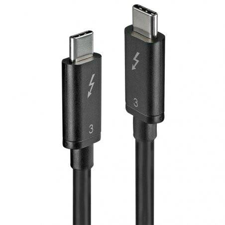 Lindy 41555 câble USB 0,5 m USB 3.2 Gen 1 (3.1 Gen 1) USB C Noir