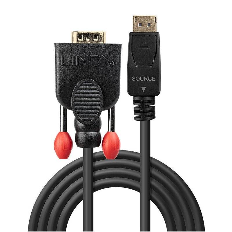 Lindy 0.5m DisplayPort to VGA Adaptercable