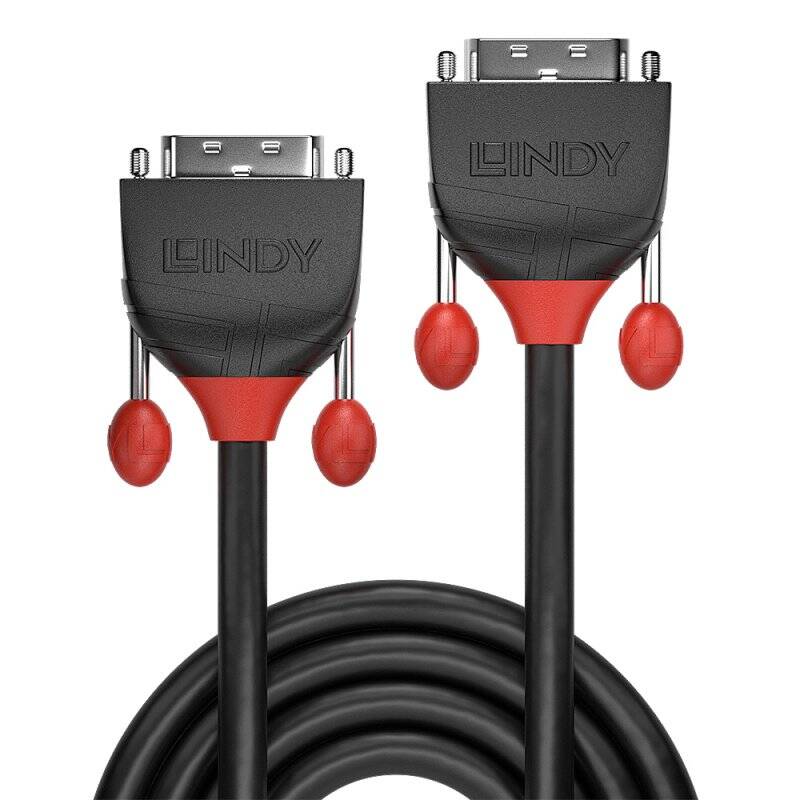 LINDY 3m DVI-D Single Link Cable Black