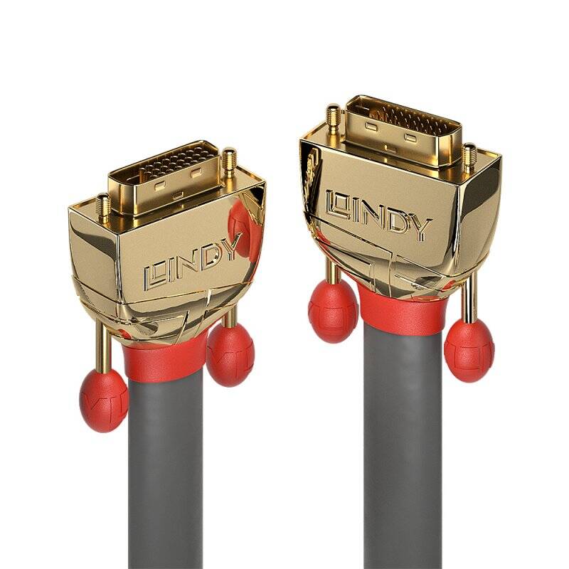 LINDY 20m DVI-D Dual Link Cable Gold