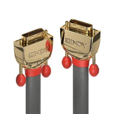 LINDY 20m DVI-D Dual Link Cable Gold