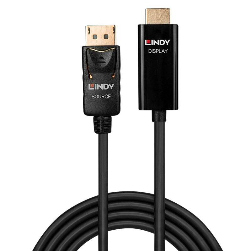LINDY Video Cable DisplayPort-HDMI 0.5m