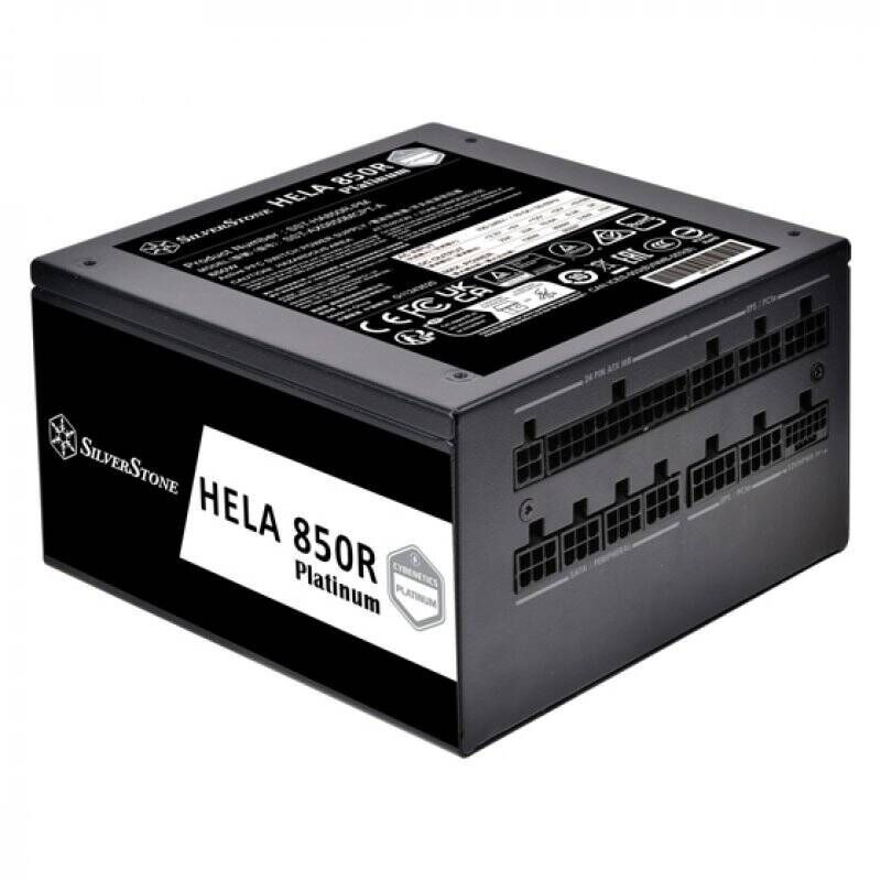 Silverstone HELA 850R Platinum unité d'alimentation d'énergie 850 W 20+4 pin ATX ATX Noir