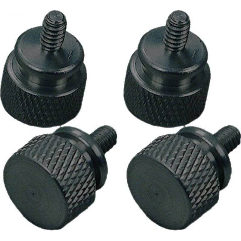 Revoltec Thumbscrews Black 4 pcs.