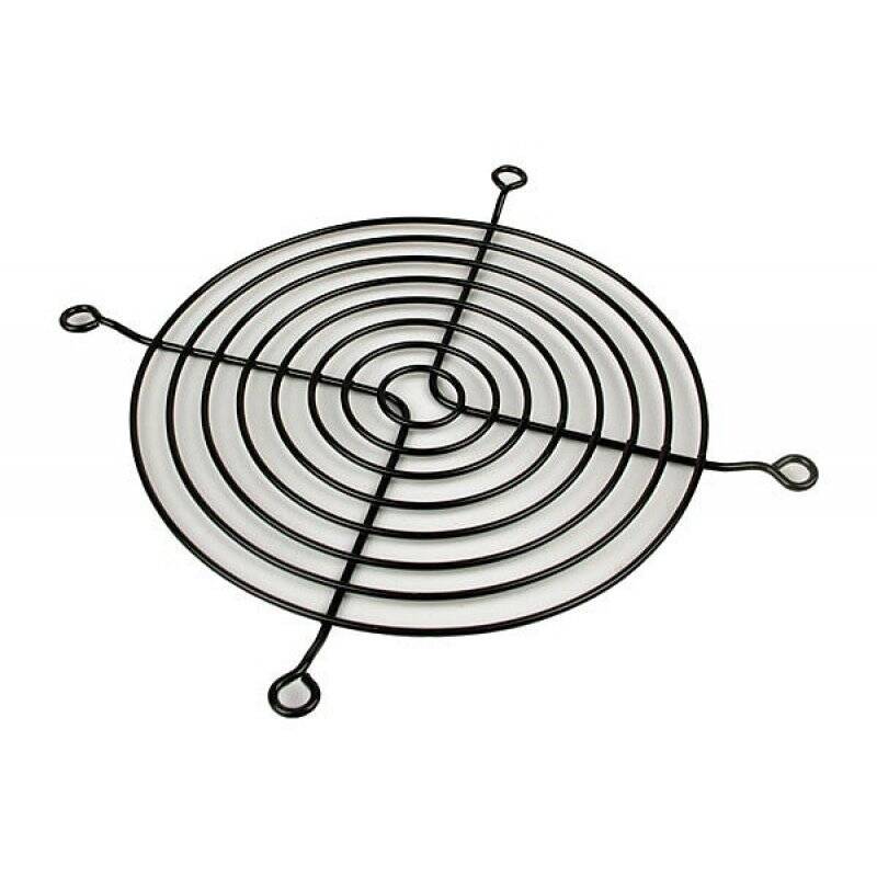 fan grill for axial fans for 120mm black
