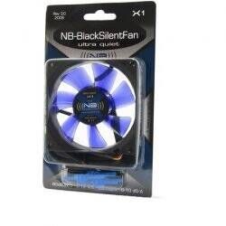 Noiseblocker NB-BlackSilentFan X1 80mm Computer case Fan Black, Blue