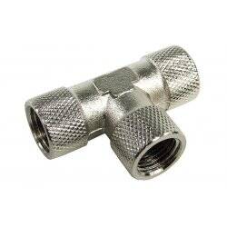 T-piece inner thread G1/4 - compact  knurled - MSV
