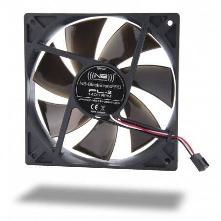 Noiseblocker PL2 système de refroidissement d’ordinateur Boitier PC Ventilateur Noir