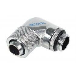 Alphacool 13/10 compression fitting 90° revolvable G1/4 - Chrome