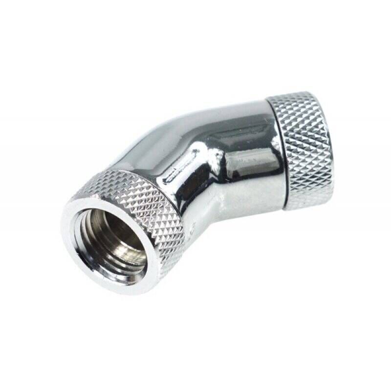Alphacool 64203 raccord des tuyaux d'eau Connecteur de tuyau Laiton, Chrome Chrome 1 pièce(s)