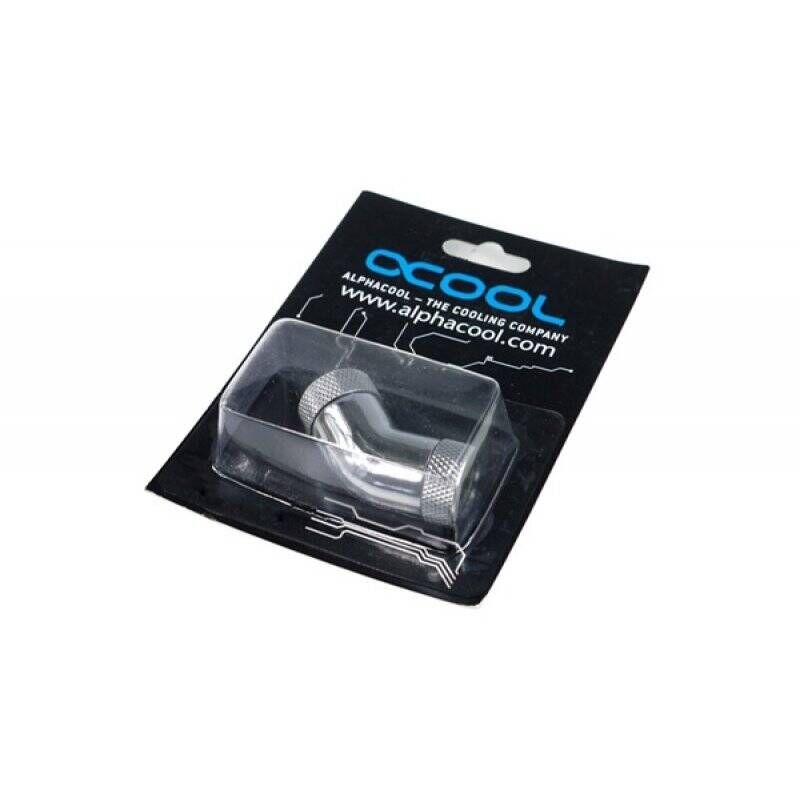 Alphacool 64203 raccord des tuyaux d'eau Connecteur de tuyau Laiton, Chrome Chrome 1 pièce(s)